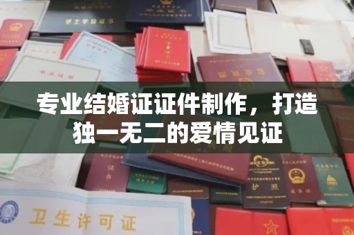 武陵专业结婚证证件制作，打造独一无二的爱情见证